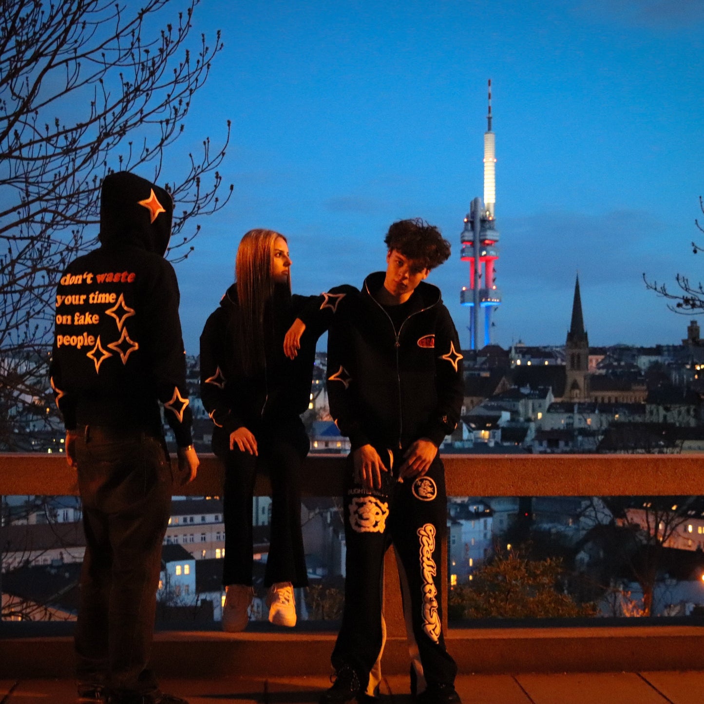 hoodie on models